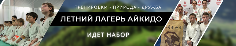 Летний лагерь айкидо - идет запись